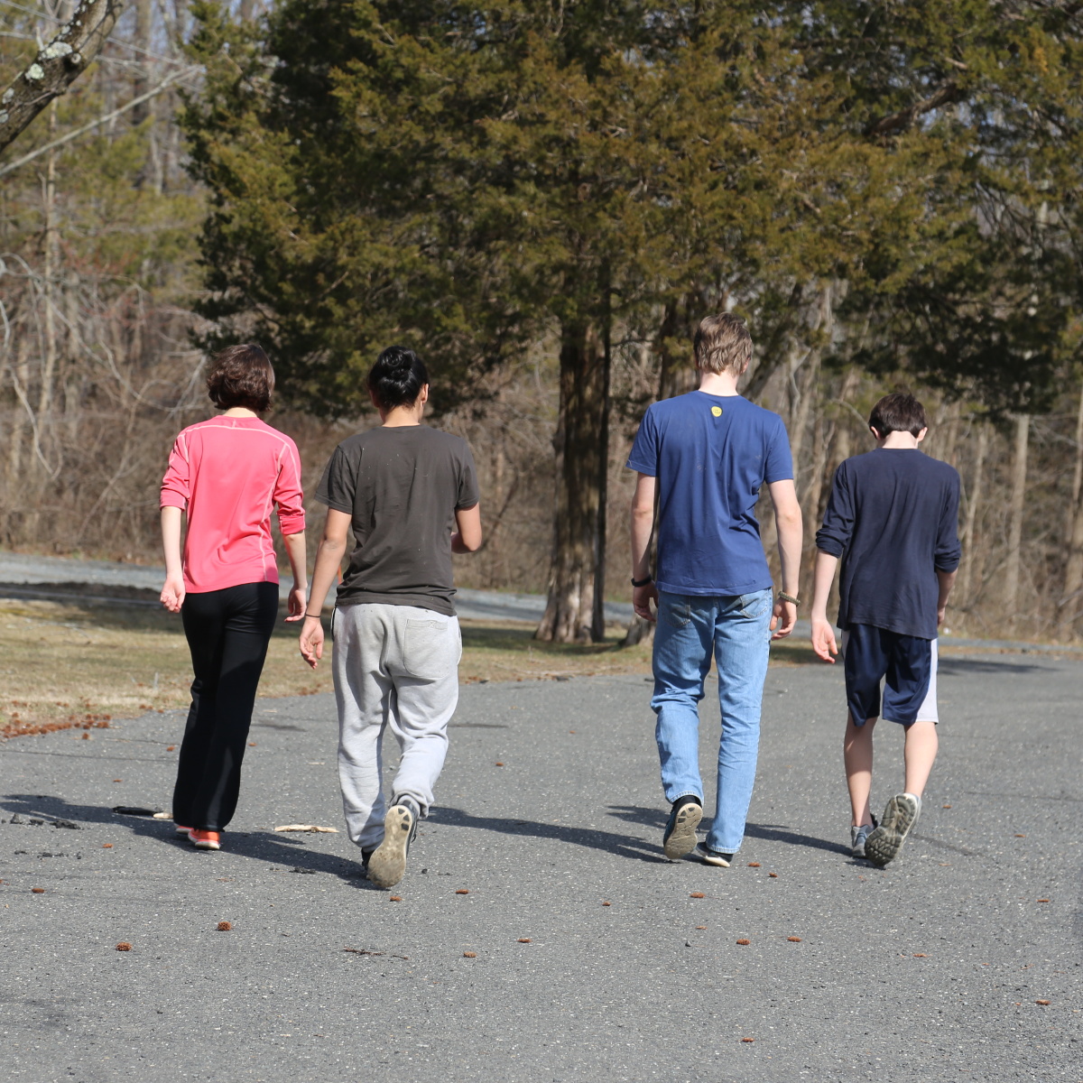 PLC members headed out for a hike